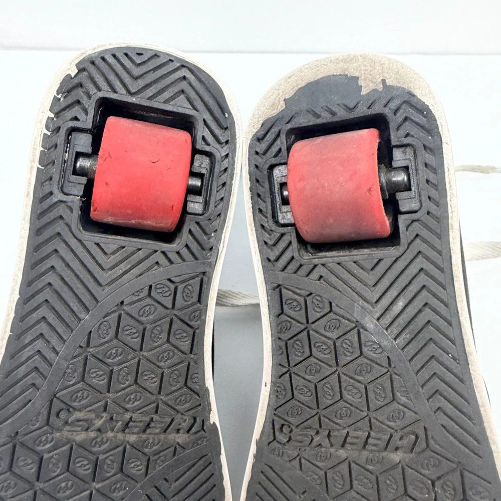 Heelys Kids Youth 3 Pro 20 Roller Shoes Black Canvas Red Logo Skater Y2K